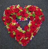 Open Red Heart