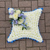 Blue Based Cushion.